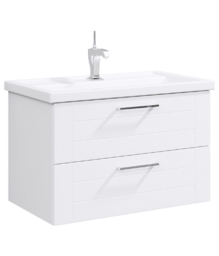 Тумба с умывальником AQWELLA Manchester 81 Белый MAN01082